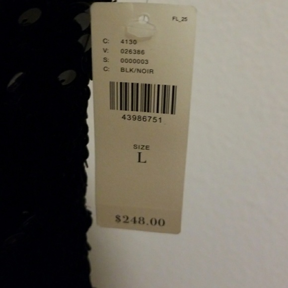 Dress the Population Black Velvet Sequin Dress - Picture 4 of 8